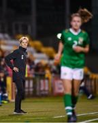 8 October 2019; Republic of Ireland manager Vera Pauw during the UEFA Women's 2021 European Championships qualifier match between Republic of Ireland and Ukraine at Tallaght Stadium in Dublin. Photo by Stephen McCarthy/Sportsfile