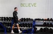 9 October 2019; James Collins during a Republic of Ireland gym session at FAI National Training Centre in Abbotstown, Dublin. Photo by Stephen McCarthy/Sportsfile