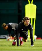 9 October 2019; Jeff Hendrick during a Republic of Ireland training session at the FAI National Training Centre in Abbotstown, Dublin. Photo by Seb Daly/Sportsfile