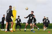 9 October 2019; Josh Cullen during a Republic of Ireland training session at the FAI National Training Centre in Abbotstown, Dublin. Photo by Stephen McCarthy/Sportsfile