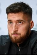 9 October 2019; Matt Doherty during a Republic of Ireland press conference at the FAI National Training Centre in Abbotstown, Dublin. Photo by Stephen McCarthy/Sportsfile