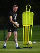 9 October 2019; James McClean during a Republic of Ireland training session at the FAI National Training Centre in Abbotstown, Dublin. Photo by Stephen McCarthy/Sportsfile