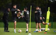9 October 2019; John Egan during a Republic of Ireland training session at the FAI National Training Centre in Abbotstown, Dublin. Photo by Stephen McCarthy/Sportsfile