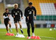 9 October 2019; Troy Parrott during a Republic of Ireland U21's Training Session at Tallaght Stadium in Dublin. Photo by Harry Murphy/Sportsfile