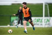 9 October 2019; Sean Maguire during a Republic of Ireland training session at the FAI National Training Centre in Abbotstown, Dublin. Photo by Stephen McCarthy/Sportsfile