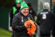 9 October 2019; Republic of Ireland kit & equipment manager Dick Redmond during a Republic of Ireland training session at the FAI National Training Centre in Abbotstown, Dublin. Photo by Stephen McCarthy/Sportsfile