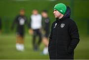 9 October 2019; Republic of Ireland physiotherapist Padraig Doherty during a Republic of Ireland training session at the FAI National Training Centre in Abbotstown, Dublin. Photo by Stephen McCarthy/Sportsfile