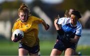 9 October 2019; Action from the Senior match between DCU and IT Tralee at the 2019 Gourmet Food Parlour HEC Freshers Blitz at University of Limerick, Limerick. Photo by Piaras Ó Mídheach/Sportsfile