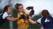 9 October 2019; Action from the Senior match between DCU and IT Tralee at the 2019 Gourmet Food Parlour HEC Freshers Blitz at University of Limerick, Limerick. Photo by Piaras Ó Mídheach/Sportsfile