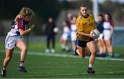 9 October 2019; Action from DCU and UL during the Senior final at the 2019 Gourmet Food Parlour HEC Freshers Blitz at University of Limerick, Limerick. Photo by Piaras Ó Mídheach/Sportsfile