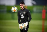 10 October 2019; Kieran O'Hara during a Republic of Ireland training session at the FAI National Training Centre in Abbotstown, Dublin. Photo by Stephen McCarthy/Sportsfile