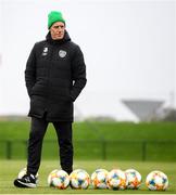 10 October 2019; Republic of Ireland manager Mick McCarthy during a Republic of Ireland training session at the FAI National Training Centre in Abbotstown, Dublin. Photo by Stephen McCarthy/Sportsfile