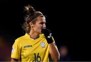 8 October 2019; Olha Ovdiychuk of Ukraine during the UEFA Women's 2021 European Championships qualifier match between Republic of Ireland and Ukraine at Tallaght Stadium in Dublin. Photo by Eóin Noonan/Sportsfile