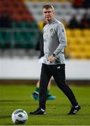 10 October 2019; Republic of Ireland U21 head coach Stephen Kenny ahead of the UEFA European U21 Championship Qualifier Group 1 match between Republic of Ireland and Italy at Tallaght Stadium in Tallaght, Dublin. Photo by Eóin Noonan/Sportsfile