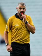 6 October 2019; Referee Eamonn Stapleton during the Limerick County Premier Intermediate Club Hurling Championship Final match between Blackrock and Kildimo/Pallaskenry at LIT Gaelic Grounds in Limerick.       Photo by Piaras Ó Mídheach/Sportsfile