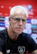 11 October 2019; Republic of Ireland manager Mick McCarthy during a Republic of Ireland press conference at the Boris Paichadze Erovnuli Stadium in Tbilisi, Georgia. Photo by Stephen McCarthy/Sportsfile