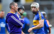 6 October 2019; Patrickswell manager Ciarán Carey with captain Cian Lynch before the Limerick County Senior Club Hurling Championship Final match between Na Piarsaigh and Patrickswell at LIT Gaelic Grounds in Limerick. Photo by Piaras Ó Mídheach/Sportsfile