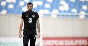 11 October 2019; Shane Duffy during a Republic of Ireland training session at the Boris Paichadze Erovnuli Stadium in Tbilisi, Georgia. Photo by Stephen McCarthy/Sportsfile