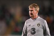 10 October 2019; Republic of Ireland head coach Stephen Kenny prior to the UEFA European U21 Championship Qualifier Group 1 match between Republic of Ireland and Italy at Tallaght Stadium in Tallaght, Dublin. Photo by Eóin Noonan/Sportsfile