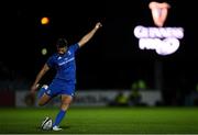 11 October 2019; Ross Byrne of Leinster kicks a penalty during the Guinness PRO14 Round 3 match between Leinster and Edinburgh at the RDS Arena in Dublin. Photo by Ramsey Cardy/Sportsfile