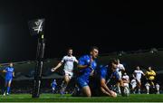 11 October 2019; Leinster's Jamison Gibson-Park, right, scores his side's first try during the Guinness PRO14 Round 3 match between Leinster and Edinburgh at the RDS Arena in Dublin. Photo by Ramsey Cardy/Sportsfile