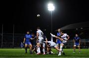 11 October 2019; Nic Groom of Edinburgh kicks during the Guinness PRO14 Round 3 match between Leinster and Edinburgh at the RDS Arena in Dublin. Photo by Harry Murphy/Sportsfile