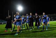 11 October 2019; The Leinster team following the Guinness PRO14 Round 3 match between Leinster and Edinburgh at the RDS Arena in Dublin. Photo by Ramsey Cardy/Sportsfile