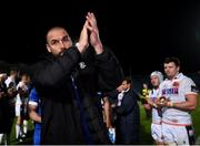 11 October 2019; Scott Fardy of Leinster applauds fans following the Guinness PRO14 Round 3 match between Leinster and Edinburgh at the RDS Arena in Dublin. Photo by Harry Murphy/Sportsfile