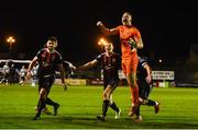 11 October 2019; Bohemians players including goalkeeper James Talbot celebrate following the SSE Airtricity League Premier Division match between Bohemians and Dundalk at Dalymount Park in Dublin. Photo by Eóin Noonan/Sportsfile