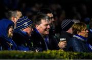 11 October 2019; Leinster supporters during the Guinness PRO14 Round 3 match between Leinster and Edinburgh at the RDS Arena in Dublin. Photo by Ramsey Cardy/Sportsfile