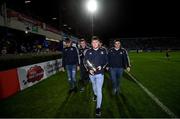 11 October 2019; The Leinster Under 18 team lap of honour at the Guinness PRO14 Round 3 match between Leinster and Edinburgh at the RDS Arena in Dublin. Photo by Ramsey Cardy/Sportsfile