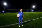11 October 2019; Matchday mascot 8 year old Robert Slattery, from Terenure, Dublin, ahead of the Guinness PRO14 Round 3 match between Leinster and Edinburgh at the RDS Arena in Dublin. Photo by Ramsey Cardy/Sportsfile