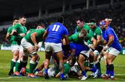 12 October 2019; Rory Best of Ireland scores his side's first try during the 2019 Rugby World Cup Pool A match between Ireland and Samoa at the Fukuoka Hakatanomori Stadium in Fukuoka, Japan. Photo by Brendan Moran/Sportsfile