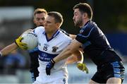 12 October 2019; Tomas Quinn of St Vincents in action against Oisin Manning of St Judes during the Dublin County Senior Club Football Championship Quarter-Final match between St Judes and St Vincents at Parnell Park in Dublin. Photo by Matt Browne/Sportsfile