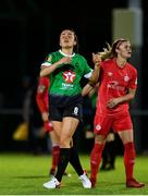 12 October 2019; Niamh Farrelly of Peamount United reacts to a missed chance during the Só Hotels Women’s National League match between Peamount United and Shelbourne at PRL Park, Greenogue, Co. Dublin. Photo by Sam Barnes/Sportsfile