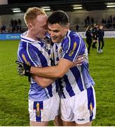 12 October 2019; Colm Basquel, right, and Darren O'Reilly of Ballyboden after the Dublin County Senior Club Football Championship Quarter-Final match between Ballyboden and Na Fianna at Parnell Park in Dublin. Photo by Matt Browne/Sportsfile