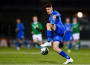 10 October 2019; Alessandro Bastoni of Italy during the UEFA European U21 Championship Qualifier Group 1 match between Republic of Ireland and Italy at Tallaght Stadium in Tallaght, Dublin. Photo by Sam Barnes/Sportsfile