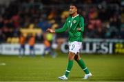 10 October 2019; Adam Idah of Republic of Ireland appeals a decision during the UEFA European U21 Championship Qualifier Group 1 match between Republic of Ireland and Italy at Tallaght Stadium in Tallaght, Dublin. Photo by Sam Barnes/Sportsfile