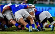 12 October 2019; The pitch comes loose under pressure from players in a scrum during the 2019 Rugby World Cup Pool A match between Ireland and Samoa at the Fukuoka Hakatanomori Stadium in Fukuoka, Japan. Photo by Brendan Moran/Sportsfile