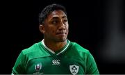 12 October 2019; Bundee Aki of Ireland leaves the pitch after being shown a red card during the 2019 Rugby World Cup Pool A match between Ireland and Samoa at the Fukuoka Hakatanomori Stadium in Fukuoka, Japan. Photo by Brendan Moran/Sportsfile