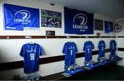 13 October 2019; The Leinster A dressing room ahead of the Celtic Cup Final match between Leinster A and Ulster A at Energia Park in Donnybrook, Dublin. Photo by Ramsey Cardy/Sportsfile