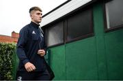 13 October 2019; Brian Deeny of Leinster arrives ahead of the Celtic Cup Final match between Leinster A and Ulster A at Energia Park in Donnybrook, Dublin. Photo by Ramsey Cardy/Sportsfile