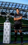 16 October 2019; Rianna Jarrett of Wexford Youths with the Só Hotels FAI Women's Cup during the FAI Cup Finals Day Photo Call at the Aviva Stadium in Dublin. Photo by Harry Murphy/Sportsfile