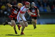 13 October 2019; Conor Giles Doran of De La Salle in action against Peter Hogan of Ballygunner during the Waterford County Senior Club Hurling Championship Final match between Ballygunner and De La Salle at Walsh Park in Waterford. Photo by Piaras Ó Mídheach/Sportsfile