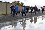 13 October 2019; Supporters arrive ahead of the Roscommon County Senior Club Football Championship Final match between Padraig Pearses and Roscommon Gaels at Dr Hyde Park in Roscommon. Photo by Sam Barnes/Sportsfile