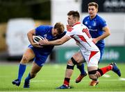 13 October 2019; Liam Turner of Leinster A is tackled by Graham Curtis of Ulster A during the Celtic Cup Final match between Leinster A and Ulster A at Energia Park in Donnybrook, Dublin. Photo by Ramsey Cardy/Sportsfile