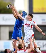 13 October 2019; Ryan Baird of Leinster A in action against David McCann of Ulster A during the Celtic Cup Final match between Leinster A and Ulster A at Energia Park in Donnybrook, Dublin. Photo by Ramsey Cardy/Sportsfile