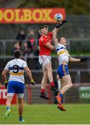 13 October 2019; Richard Donnelly of Trillick in action against Ben McDonnell of Errigal Ciaran during the Tyrone County Senior Club Football Championship Final match between Errigal Ciaran and Trillick at Healy Park in Omagh, Tyrone. Photo by Oliver McVeigh/Sportsfile