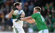 13 October 2019; Conor Boyle of Portlaoise in action against Arnie Mahon of Killeshin during the Laois County Senior Club Football Championship Final match between Portlaoise and Killeshin at O’Moore Park in Portlaoise, Laois. Photo by David Fitzgerald/Sportsfile