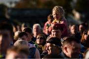 13 October 2019; Niall Gilligan of Sixmilebridge with his daughter Ellie, aged 3, during the cup presentation after the Clare County Senior Club Hurling Championship Final match between Cratloe and Sixmilebridge at Cusack Park in Ennis, Clare. Photo by Diarmuid Greene/Sportsfile
